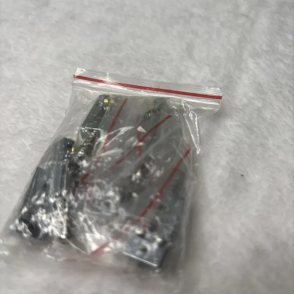 6 Pcs Electric Guitar Tremolo Bridge 6 String Guitar Bridge Roller Silver